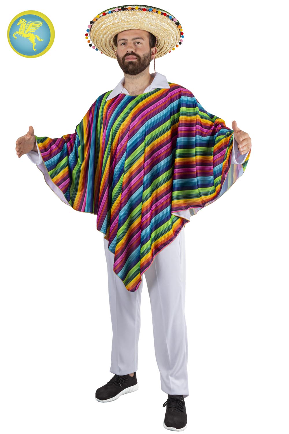 PONCHO MESSICANO ADULTO 